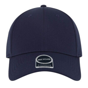 1820CJ-NB - Santhome Recycled 6 Panel Adjustable Cap - Navy Blue